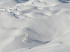 Zug von Schneemassen erfasst: Mehrere Verletzte