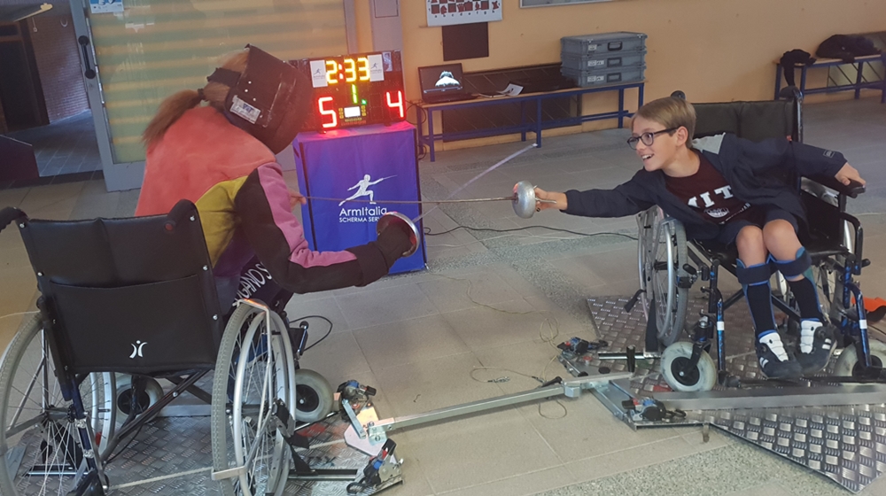Sport divabili / Scherma paralimpica, una “prima” in Ticino