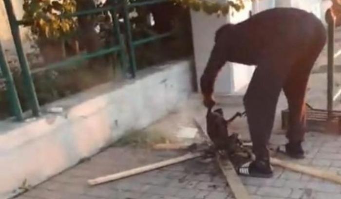 Campiglia bei Livorno (Italien): Ausländer tötet Katze und grilliert sie  in der Mitte der Strasse
