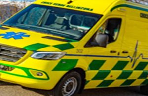 Bellinzona quartiere Camorino, auto contro muretto: uomo in ospedale