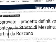 Colpo di stiletto / Ponte sullo Stretto, rampa d’accesso vicino a Milano…