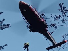 Quarna Sotto (Vco), in difficoltà un “fungiàtt”: la salvezza giunge dall’alto