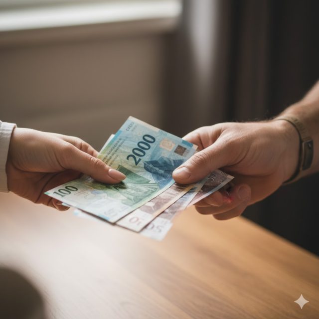 passaggio soldi mani (symbolbild)