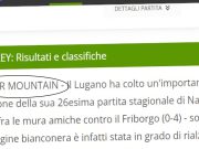 Colpo di stiletto / Partita a Zugo, cronista inviato sui monti del Colorado