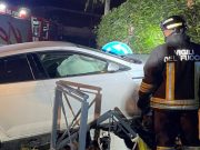 Cermenate (Como): auto contro un muro, 50enne finisce in ospedale