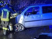 Cunardo (Varese), incidente lungo la Provinciale: un ferito, tre contusi