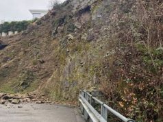 Gambarogno, frana sopra Gerra località Ronco: chiusa la strada di accesso