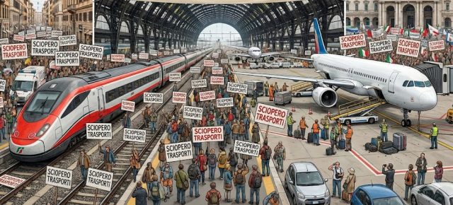 sciopero trasporti italia