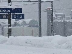 Neve in quantità sull’Alto Ticino, chiusa da Airolo la strada della Val Bedretto