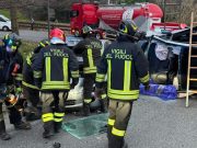 Erba (Como): incidente stradale, tre mezzi coinvolti, due persone ferite