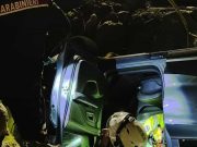 Ponna (Como): auto fuori strada, conducente soccorso in codice giallo