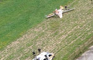 Ultraleggero decolla dall’Ossola e precipita nel Varesotto: ferito il pilota