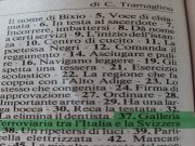 Colpo di stiletto / «Galleria italo-svizzera». E in croce va l’enigmista…
