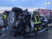 Lomazzo (Como), schianto sulla A9: vari feriti, transito bloccato per ore