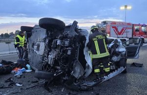 Lomazzo (Como), schianto sulla A9: vari feriti, transito bloccato per ore