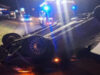 Brebbia (Varese): auto si ribalta nella notte, 22enne ferita ma non grave
