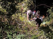 Malnate (Varese): auto in un dirupo, conducente soccorsa nella notte