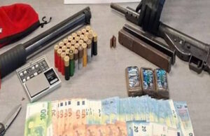 Vergiate, “gang” dello spaccio con mitraglietta e fucile a pompa: un arresto