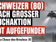 Große Suchaktion nach vermisstem Senior endet tragisch